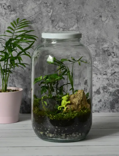 Create A Self Watering Indoor Herb Garden Using Upcycled Mason Jars 40b65c