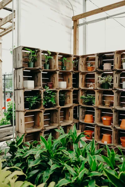 create a vertical garden using repurposed grocery store crates result