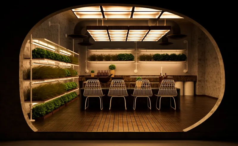 Create An Indoor Vertical Garden Using Repurposed Shipping Pallets And Led Grow Lights 8fcc34