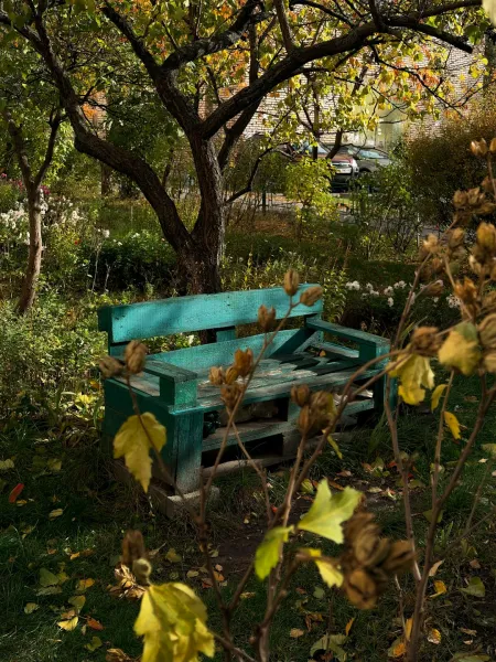 create an upcycled garden bench from old pallets and paint it with eco-friendly colors setup